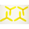 Hélices DAL tripale 5045 Jaunes Crystal PC+glass