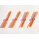 Helices DAL 4*45 oranges PC+glass Bullnose