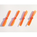 Helices DAL 4*45 oranges PC+glass Bullnose