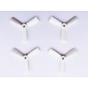 Helices DAL Tripale 3045 Blanches  PC+glass  Bullnose