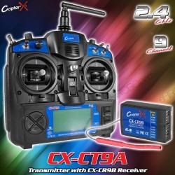 CopterX (CX-CT9A) Transmitter with CX-CR9B Receiver