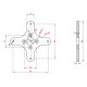 Scorpion A-55/65 Cross Mount (Stock)