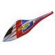 Fiber Glass Coloured Drawing Painting Fuselage(Blue Type) (for R5V2)