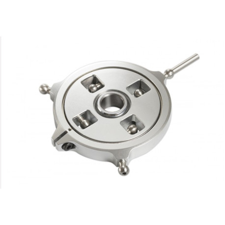 CNC Swashplate (Silver anodized)(for R5)