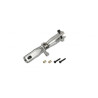 CNC Tail Rotor Grips with Thrust Bearings (Silver anodized)(for X4II,NX4,X5,R5)