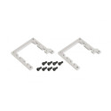 CNC Front Servo Mount (Silver Anodized) (for R5)