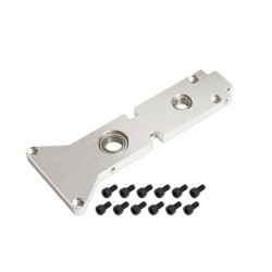 CNC Main Shaft Middle Bearing Mount (Silver anodized) (for R5)