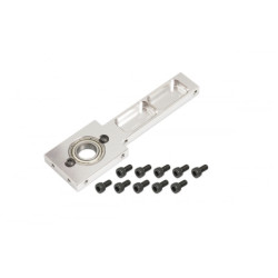 CNC Main Shaft Upper Bearing Mount (Silver anodized)(for R5)
