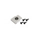CNC Third Motor Shaft Bearing Mount(Silver anodized)(for R5)