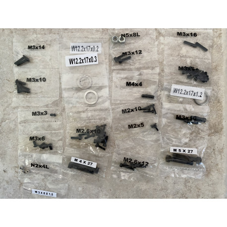 Kit de vis restant du kit