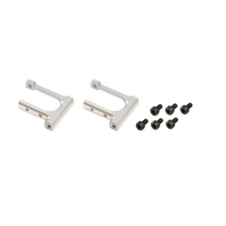 CNC Tail Servo Mount(Silver anodized)(for R5)